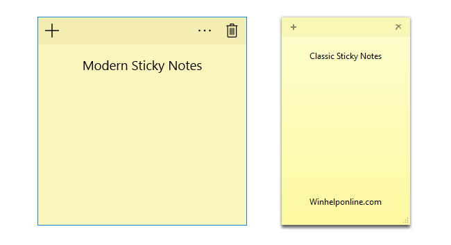 sticky notes disappeared windows 10