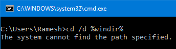 Windir Path Not Resolved or Recognized. How to Fix the Environment ...