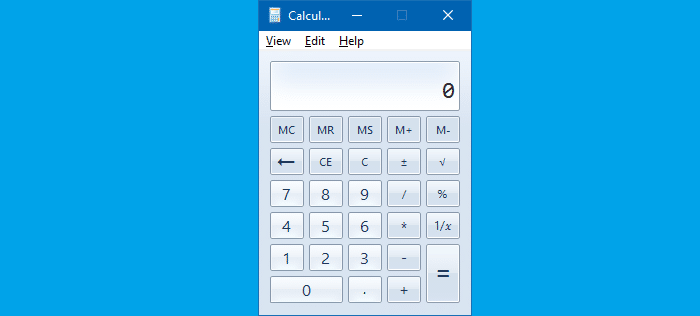 Get Old Classic Calculator in Windows 10