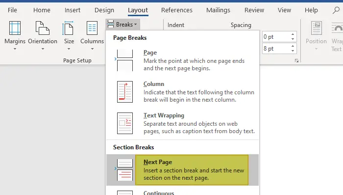 How To Make Certain Pages In Word Landscape