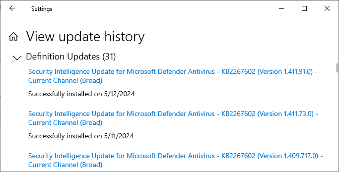 How to Change Microsoft Defender Definitions Update Frequency ...