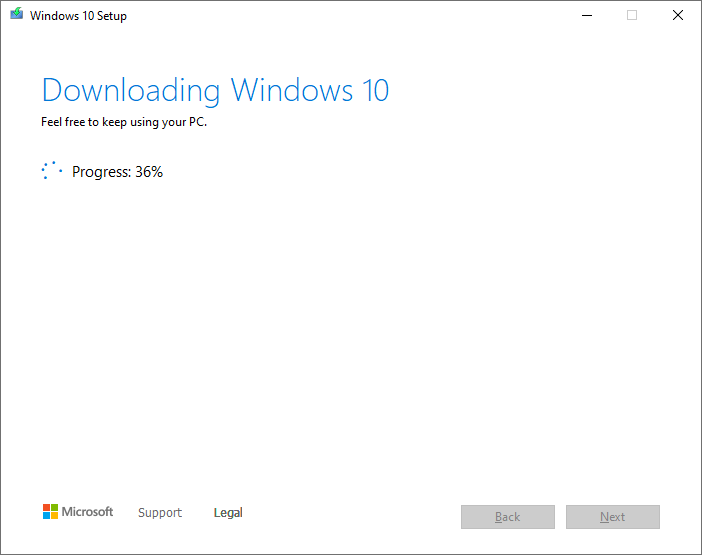 MCT - downloading ISO
