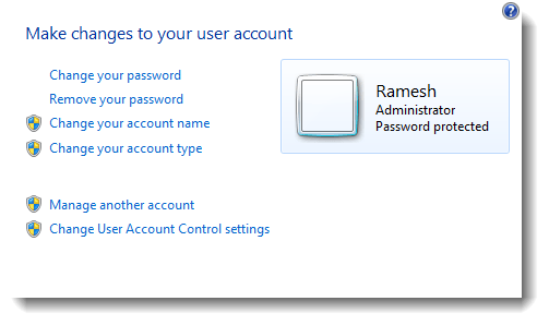 change how users login windows 7